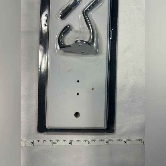 Richelieu White and Chrome Utility Hook Rack - Picture 4 of 7